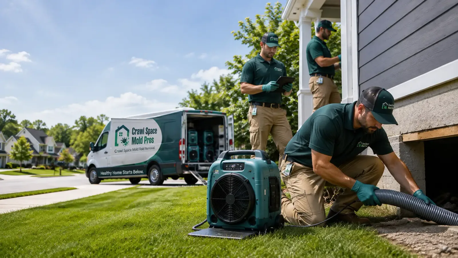Crawl Space Mold Removal in Chebanse, IL